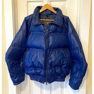 Men's Blue Puffer Jacket